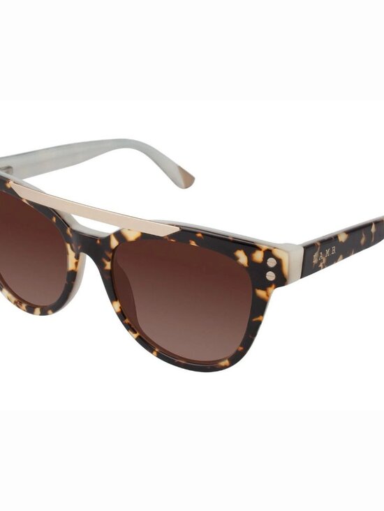 Gwen Stefani L.A.M.B. LA508 Tortoise & Gold Frame / Brown Tinted Lens Sunglasses